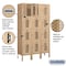Salsbury Industries 4 Tier Vented Locker, 36"Wx66"Hx12"D, 12 Door, Tan, Unassembled 74352TN-U - alternate 4